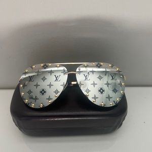 Designer inspired monogram sunglasses